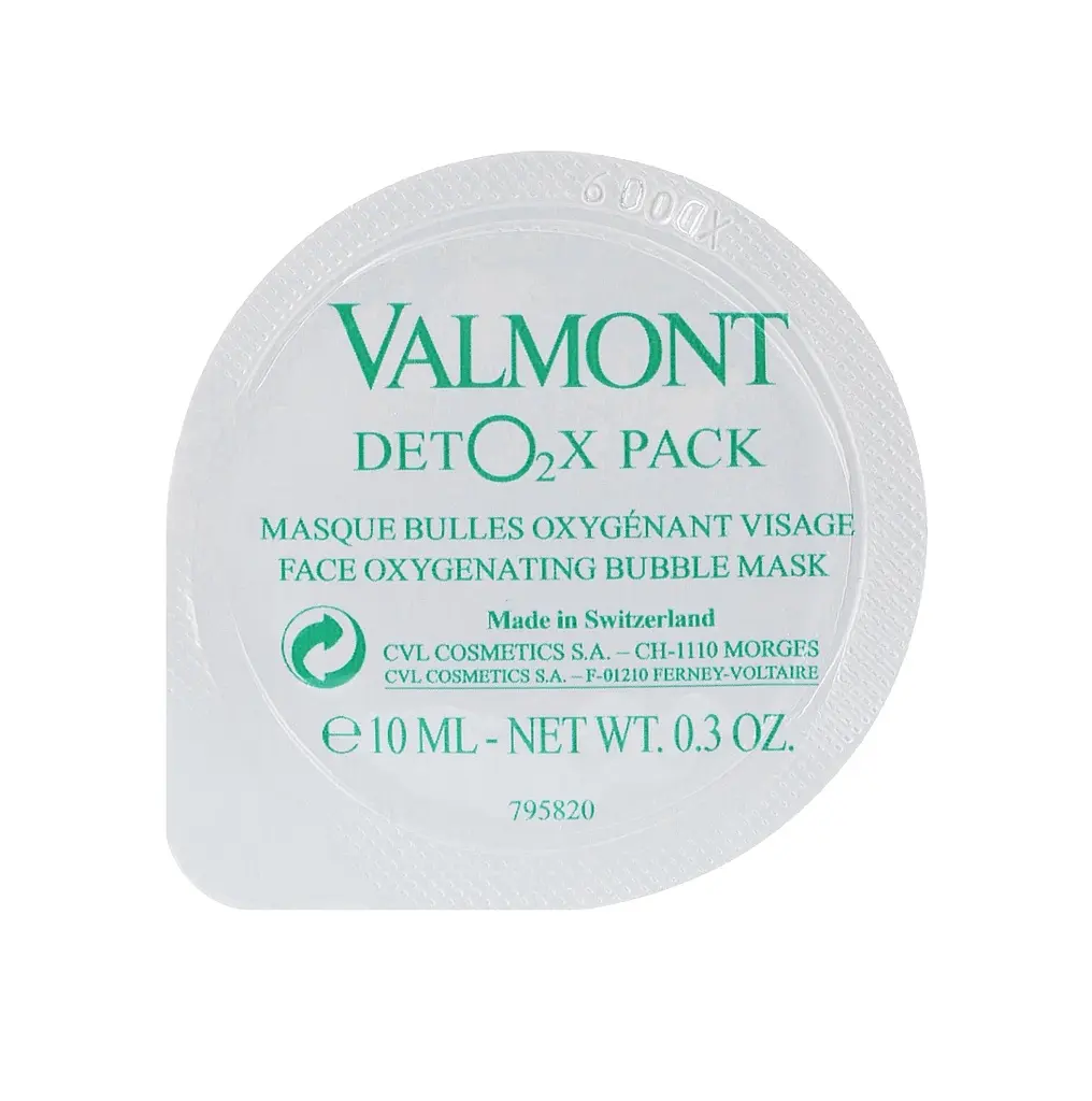 Киснева бульбашкова маска Deto2x Pack Valmont 60 мл - фото 4