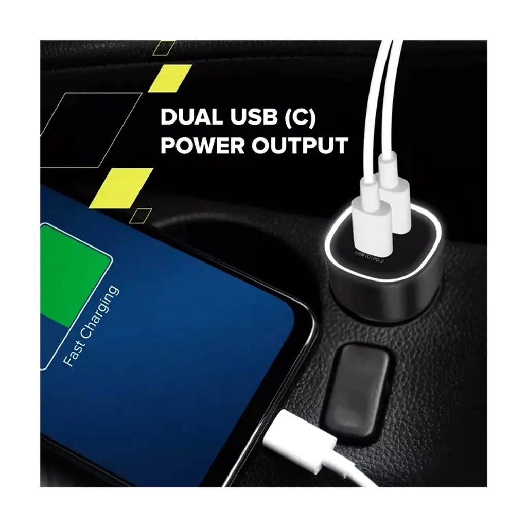 Зарядное устройство для Canyon 2xUSB-C PD60W black (CNE-CCABR3CC) - фото 6