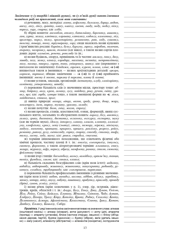 Украинский язык. Конспекты уроков. 6 класс. II семестр (по учебнику О.В. Заболотного, В.В. Заболотного) - фото 11