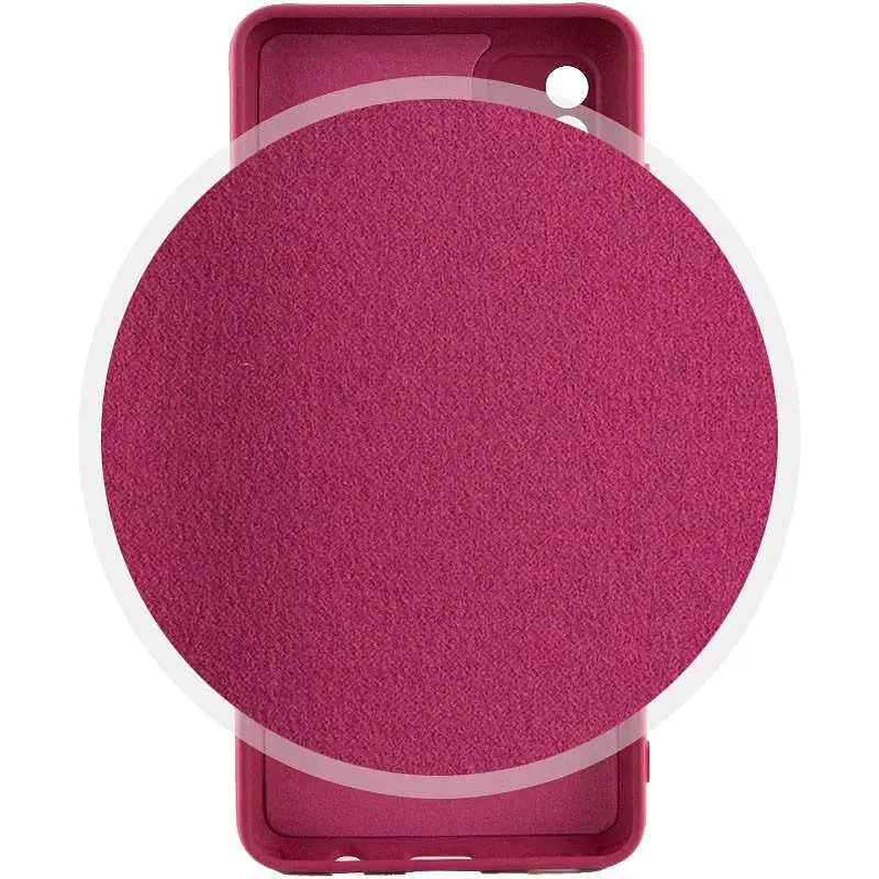 Чохол TPU GETMAN Liquid Silk Full Camera для Xiaomi 12T / 12T Pro Бордовий / Marsala - фото 3