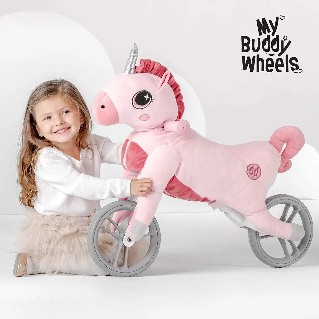 Біговел YVolution My Buddy Wheels Єдиноріг, рожевий (N101232) - фото 6