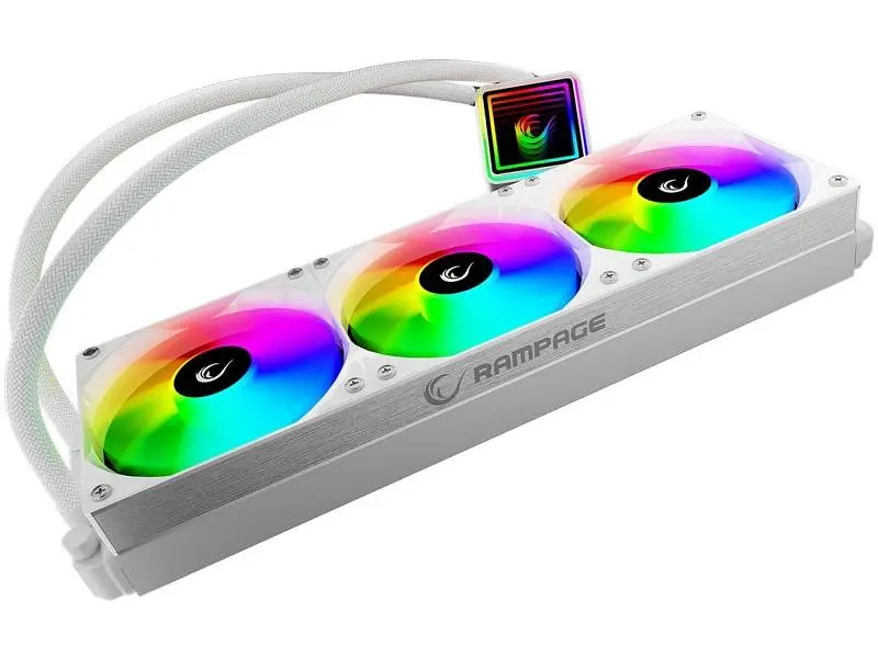 Водяне охолодження Rampage Infinite V360 ARGB White (INFINITEV360-WHITE) - фото 4
