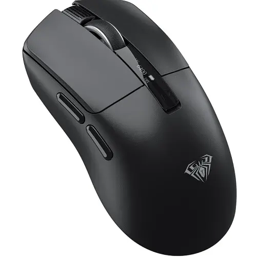 Миша бездротова AULA SC590 Pro, Black, Bluetooth / 2.4GHz USB, оптична (сенсор PixArt PAW 3311), 1200 - 20 000 dpi, 6 кнопок, акумулятор (6978080505613) - фото 2