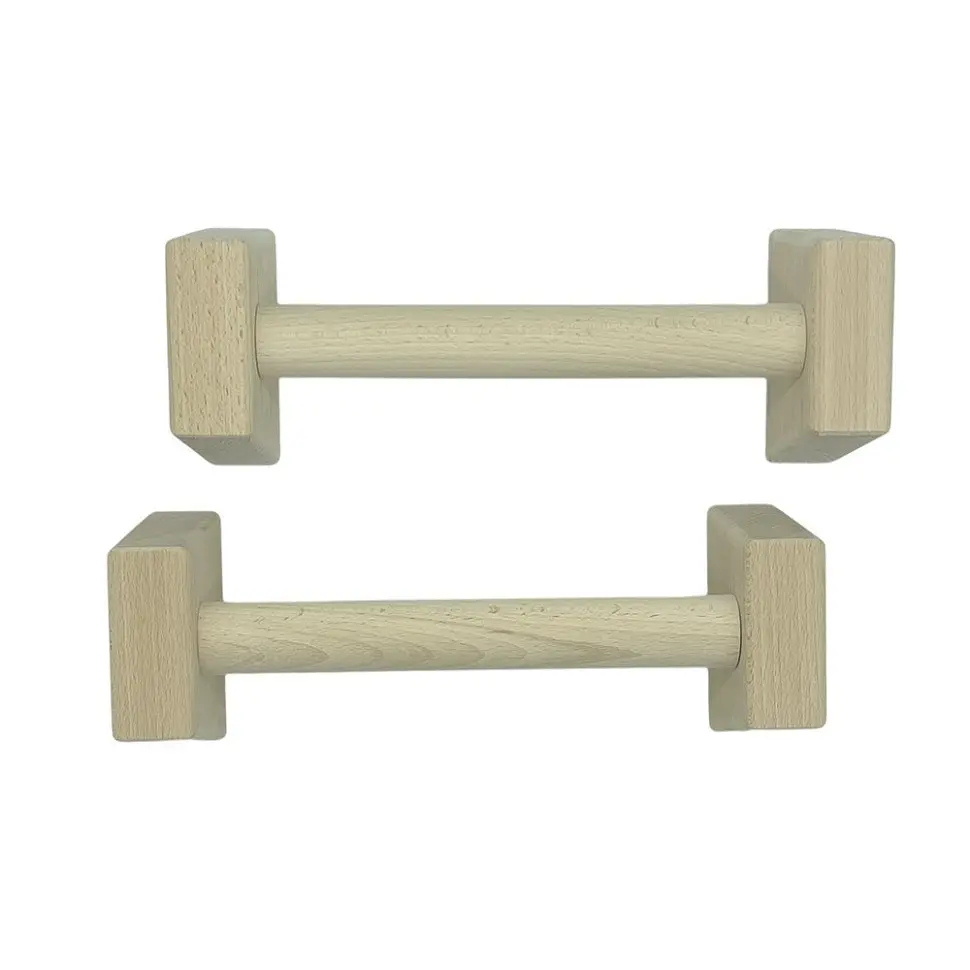 Паралетси, упори для віджимання дерев'яні Wood Gym Push Up NE-WD-40 з бука 40 см 2 шт - фото 3