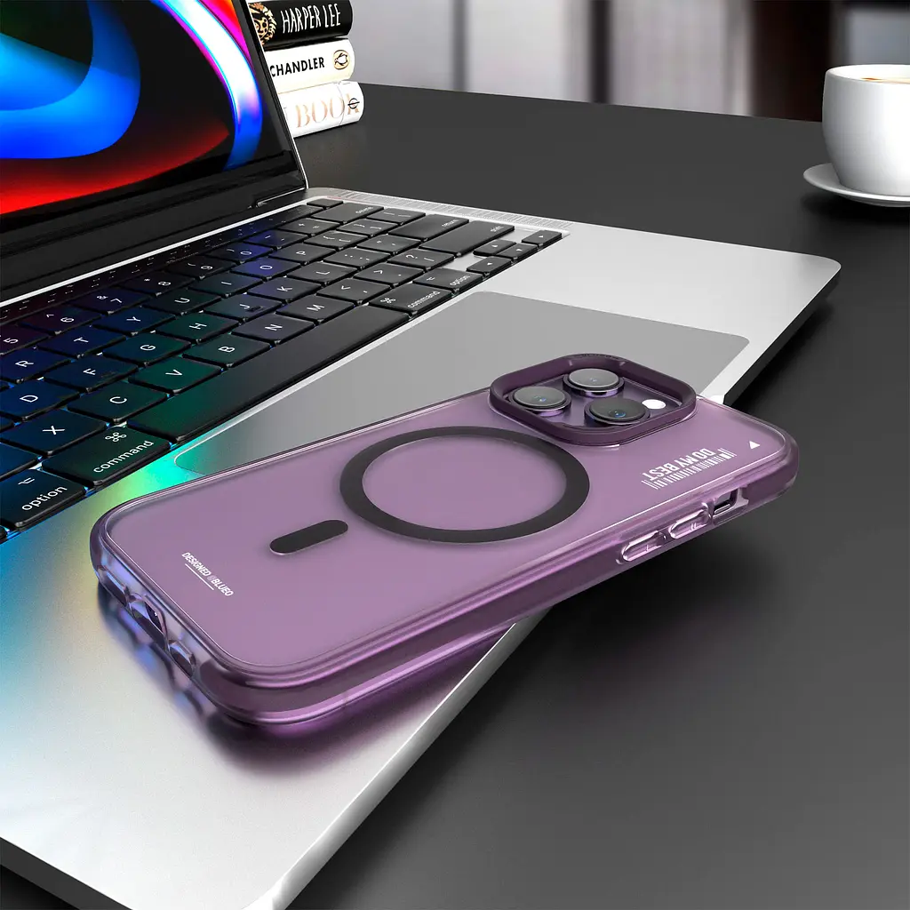 Чохол Blueo Dual Color with MagSafe для Apple iPhone 14 Pro Purple [84450] - фото 2