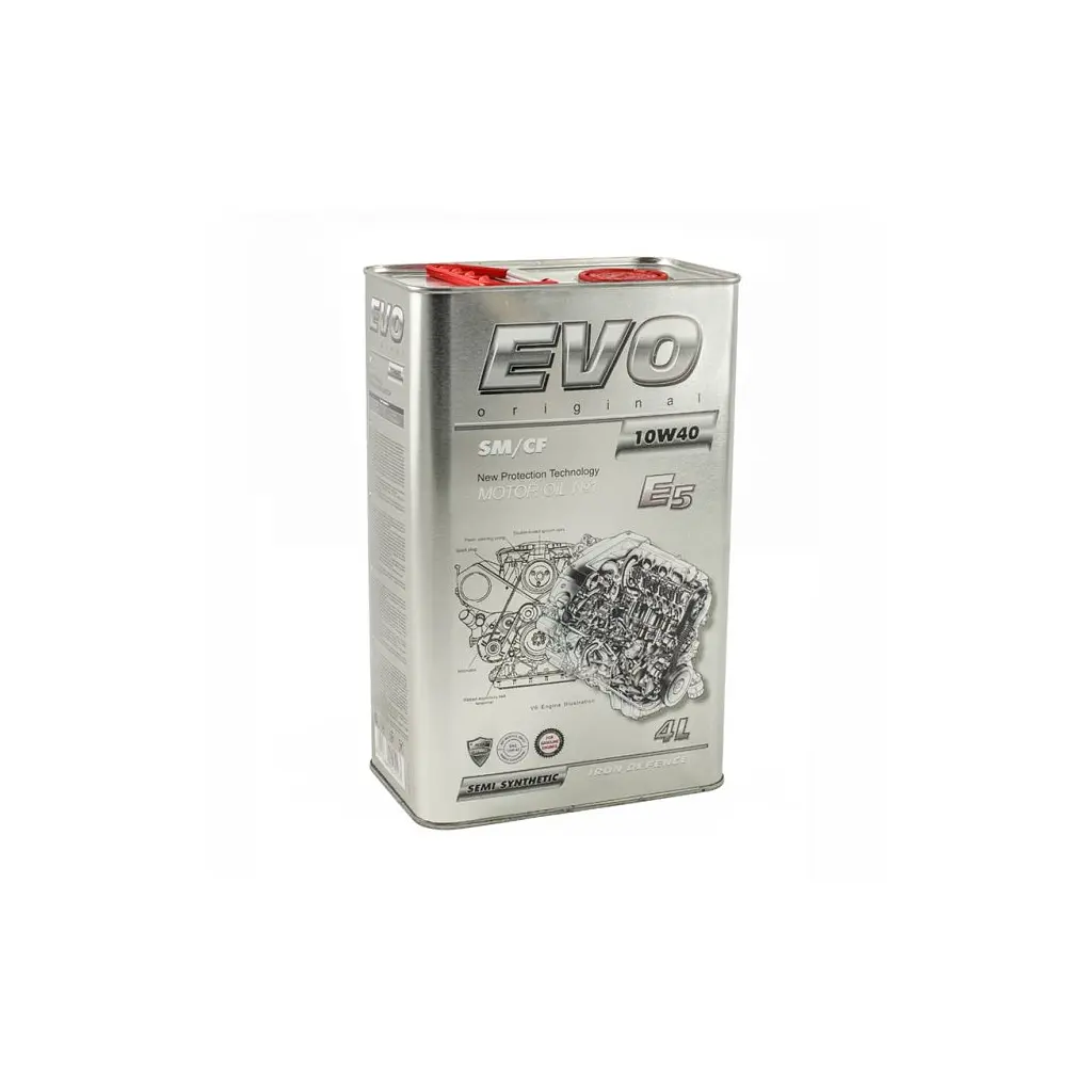 Моторна олива EVO E5 10W-40 SM/CF 4L (E5 4L 10W-40) - фото 3