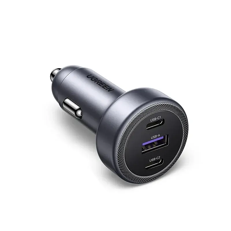 Автомобільний зарядний пристрій UGREEN EC307 30W 3-Port Fast Car Charger - фото 2