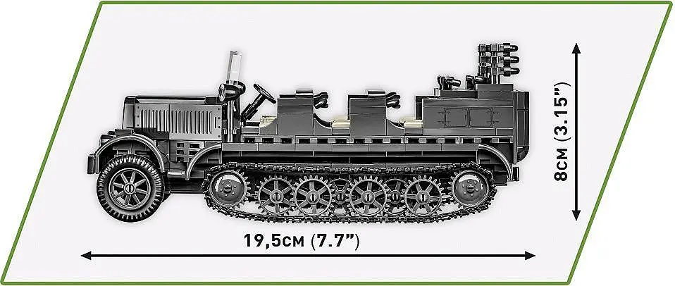 Конструктор COBI Sd.Kfz 7 1:35 2275 - фото 4