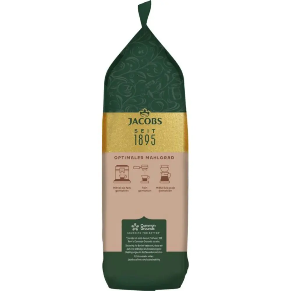 Кава Jacobs  Aroma-bohnen Cafe Crema натуральна смажена в зернах 500 г - фото 3