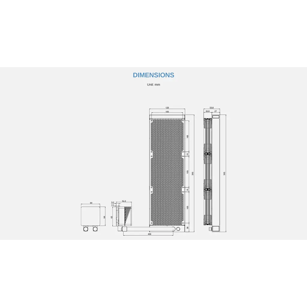 Система жидкостного охлаждения Enermax Aquafusion 360 (ELC-AQFS360-SQA) - фото 11