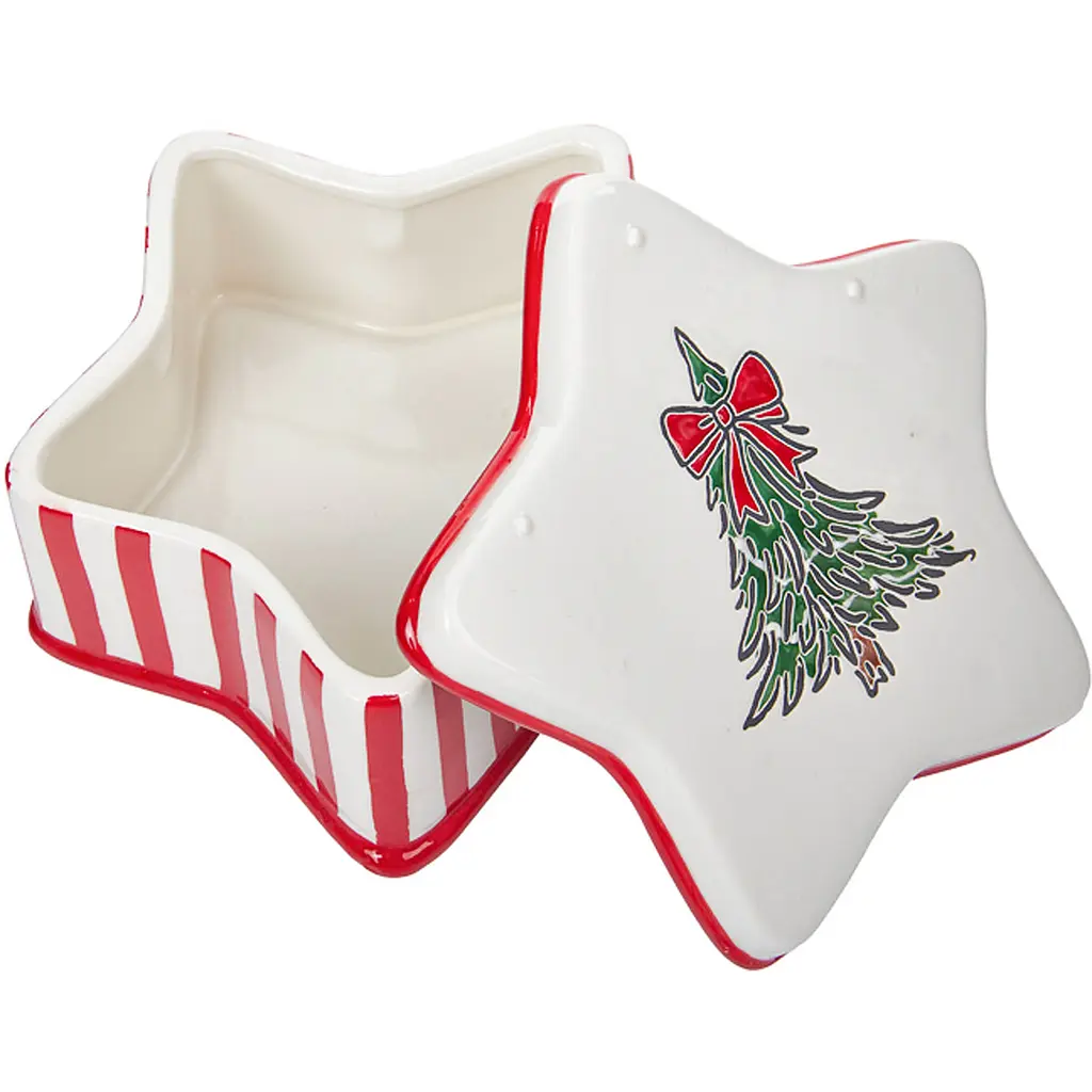 Банка для печива Lefard Новорічна 17х17х8.5 см (927-026) - фото 2