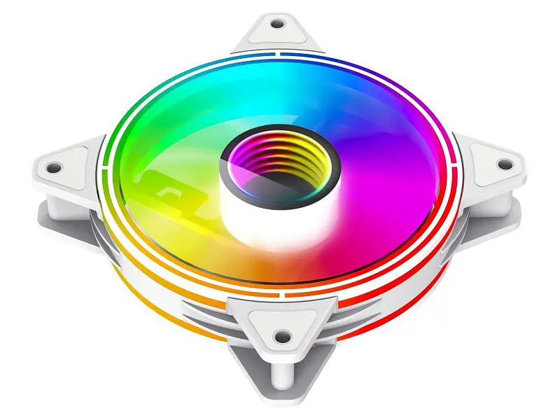 Вентилятор Gamemax FN-12Rainbow-Q-Infinity WT - фото 3