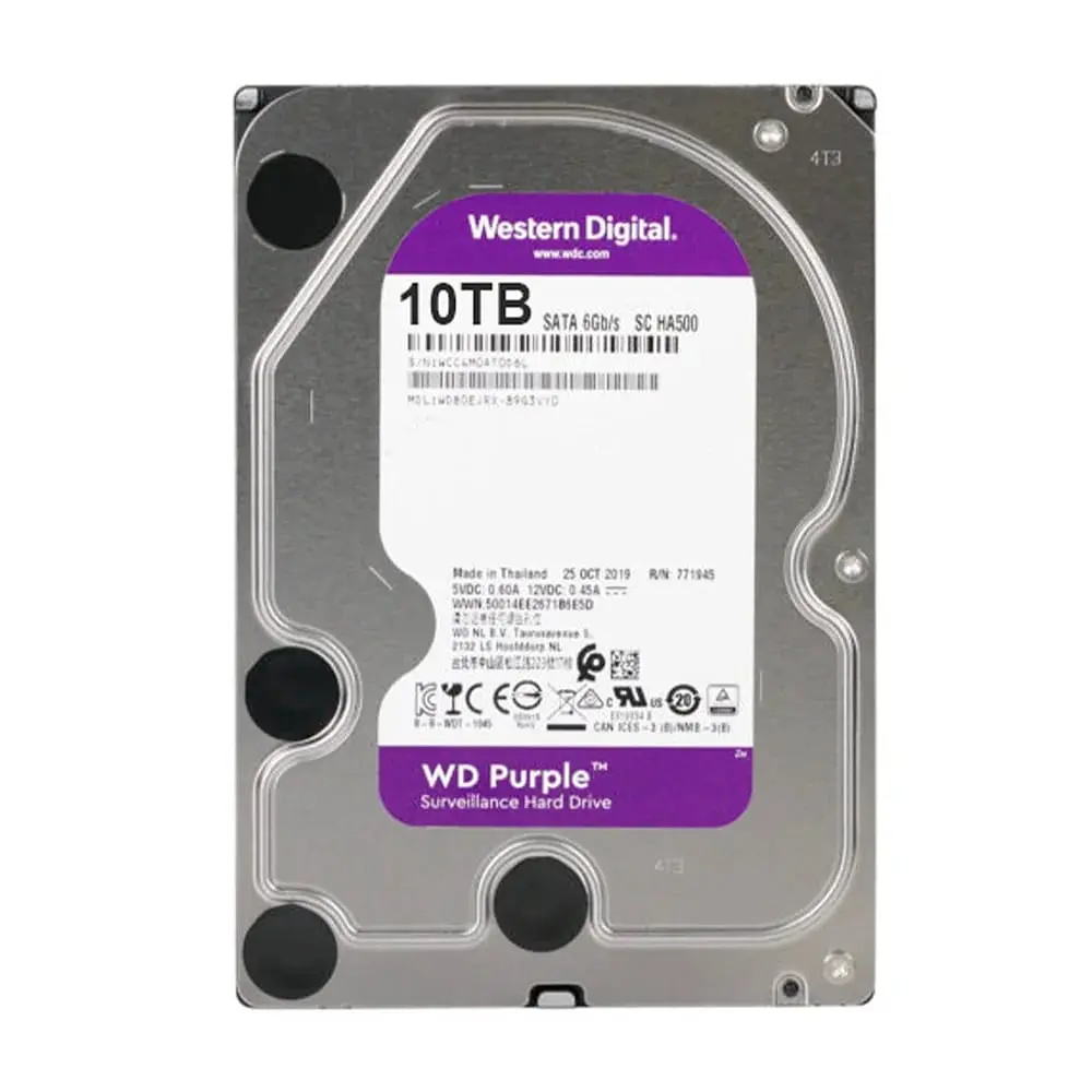 Жорсткий диск 3.5" 10TB 64MB Western Digital Purple WD102EJRX (090-00022) - фото 3