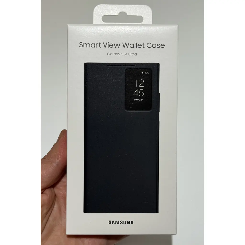 Оригінальний чохол-книжка Smart View Wallet Case для Samsung Galaxy S24 Ultra (6.8") Чорний EF-ZS928CBEGWW - фото 2