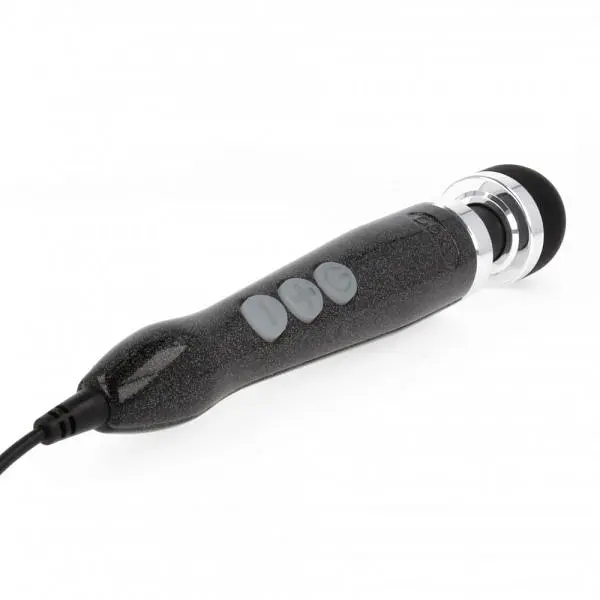 Вібратор Doxy Number 3 Disco Black Дуже потужний -мікрофон у металевому корпусі, 28х4.5 см чорний - фото 5