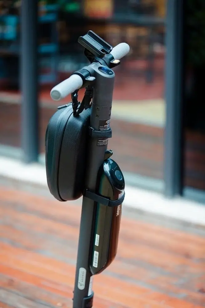 Сумка для самокату Segway-Ninebot фронтальна Black жорсткий корпус кріплення EVA на кермо - фото 3