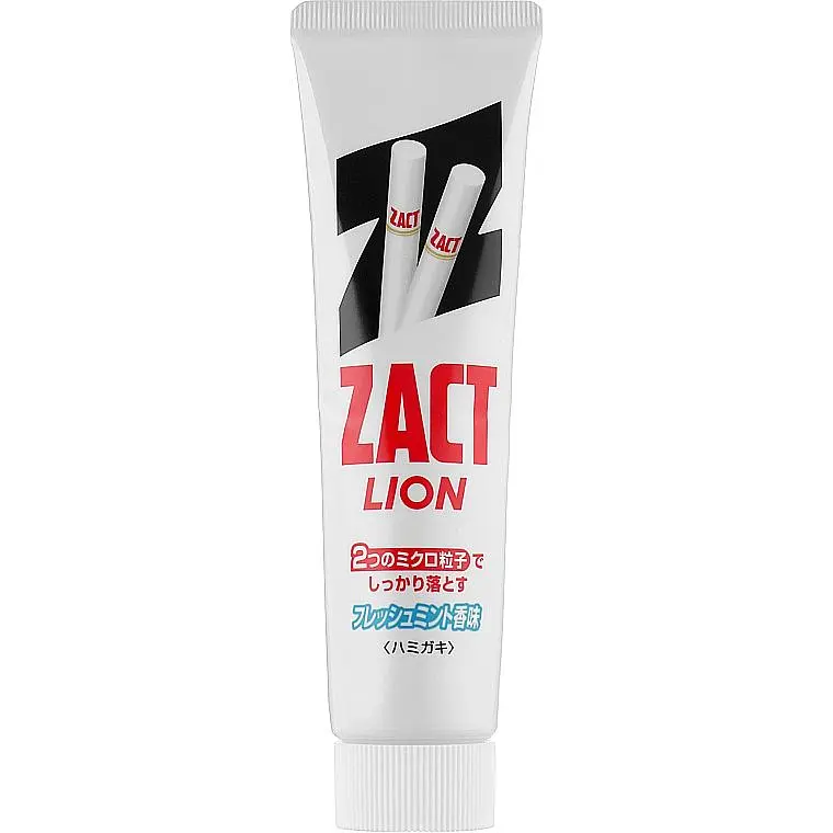 Зубна паста Lion Zact Відбілююча від нікотинових плям 150 г - фото 2