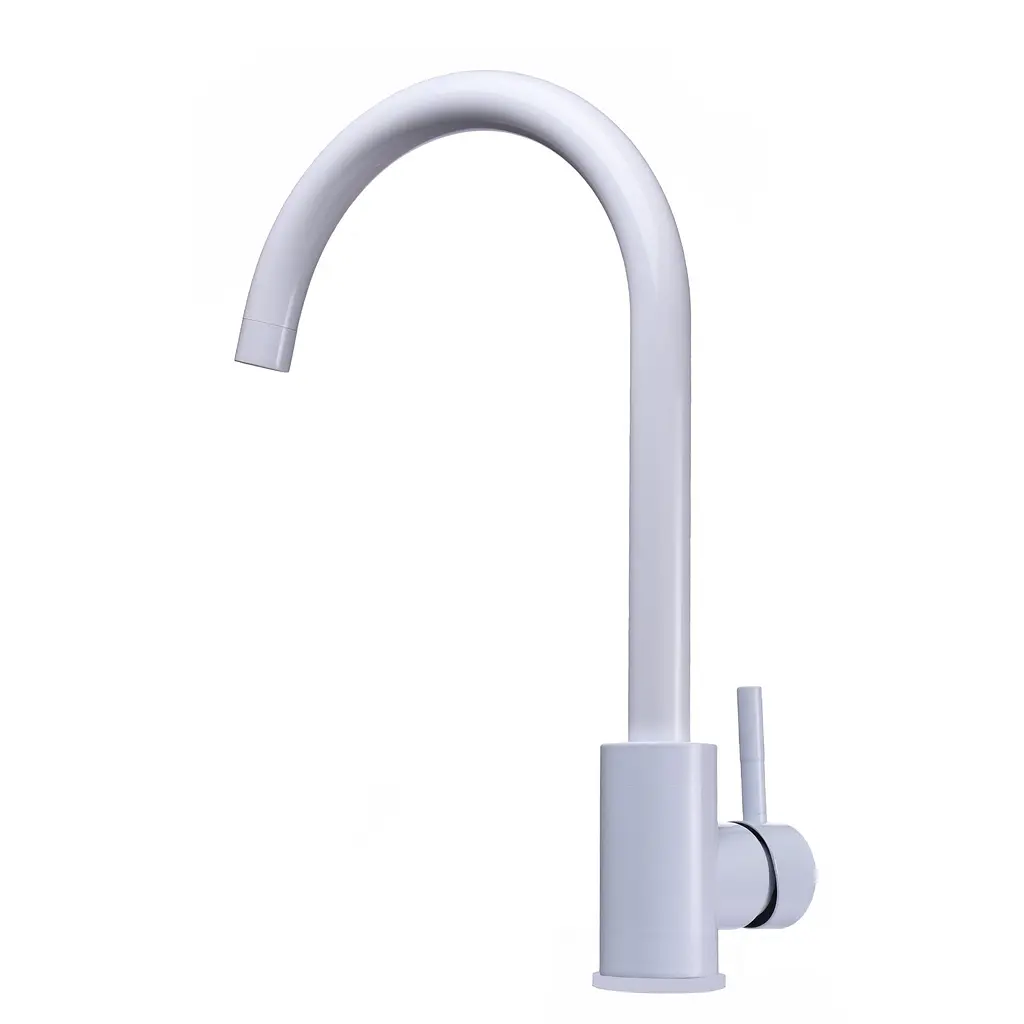 Змішувач для кухні Globus Lux Alpen SUS-203S-WW Білий - фото 4