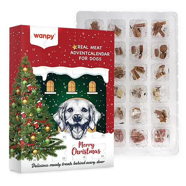 Wanpy Advent Calendar For Dogs ВАНПІ АДВЕНТ КАЛЕНДАР ДЛЯ СОБАК набір ласощів для собак