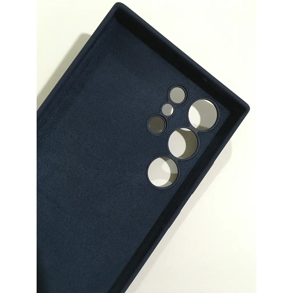 Оригинальный силиконовый чехол Samsung Silicone Case для Samsung Galaxy S23 Ultra Navy EF-PS918TNEGRU - фото 6