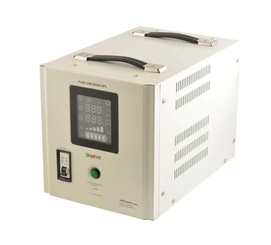Источник бесперебойного питания с правильной синусоидой Step4Net UPS-800VA 500Вт, LCD, 12V под внешний АКБ, заряд 10A - фото 3