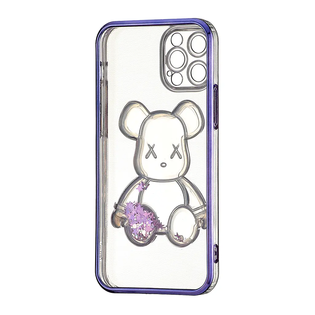 Чохол Shining Bear Case Protected Camera iPhone 12 Pro Purple - фото 3