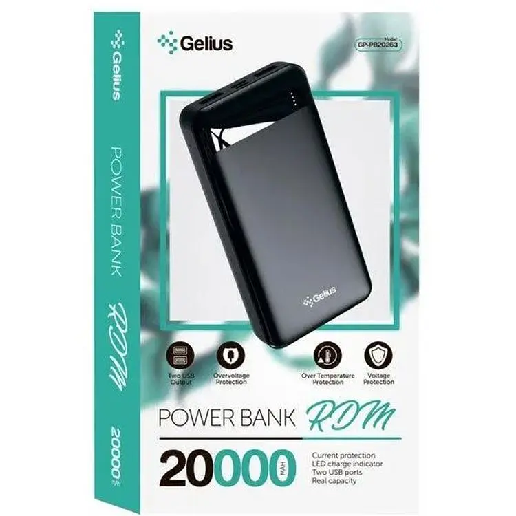 Портативная батарея Gelius Pro RDM GP-PB20263 20000 mAh Black - фото 5