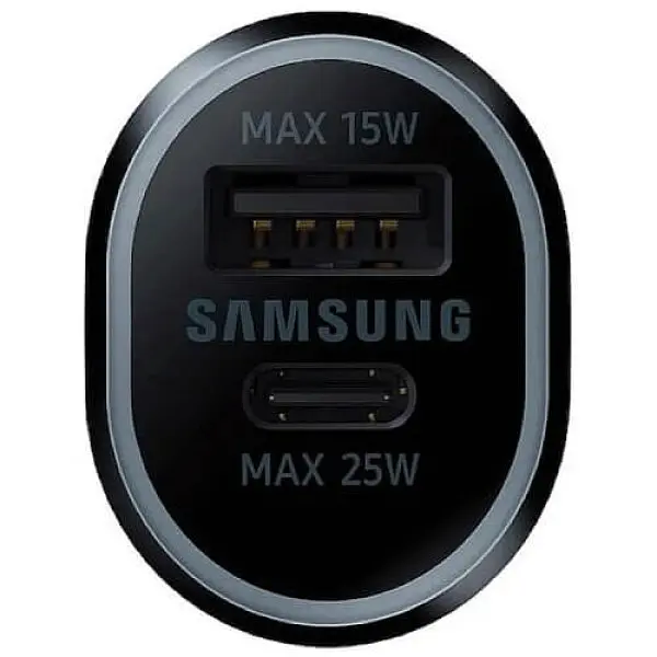 Зарядное устройство для Samsung Car Charger USB+USB-C Super Fast EP-L4020NBEGRU 25+15=40W - фото 4
