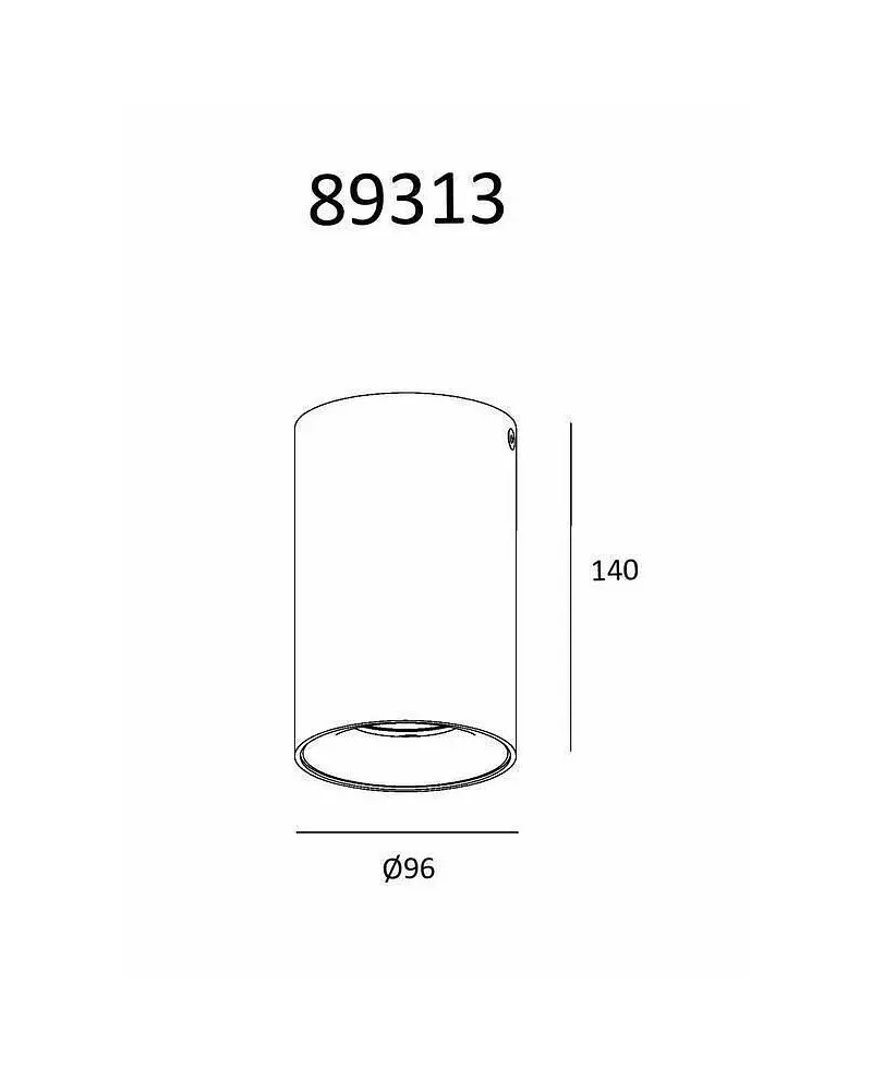 Точковий світильник Zuma Line 5905316608214 Deep GU10 1x50W IP20 - фото 2