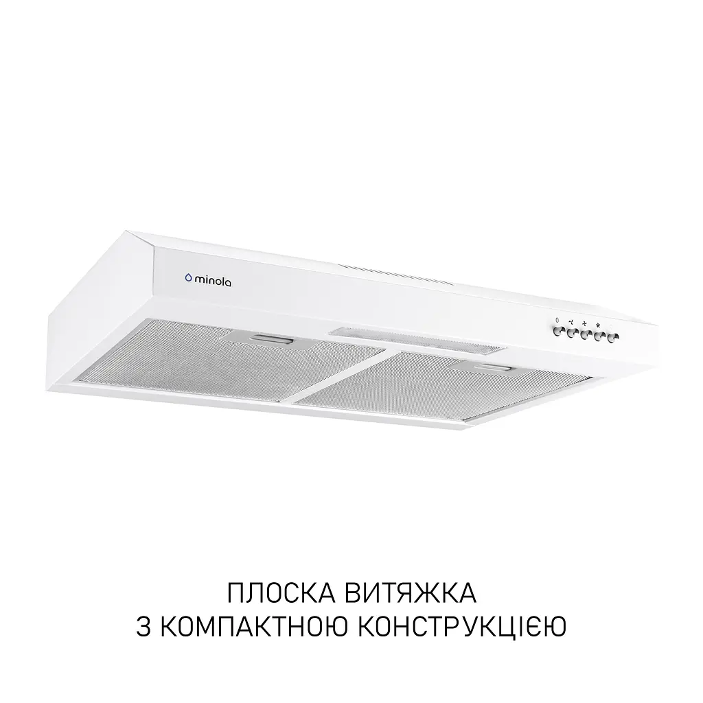 Витяжка плоска Minola HPL 512 WH - фото 2