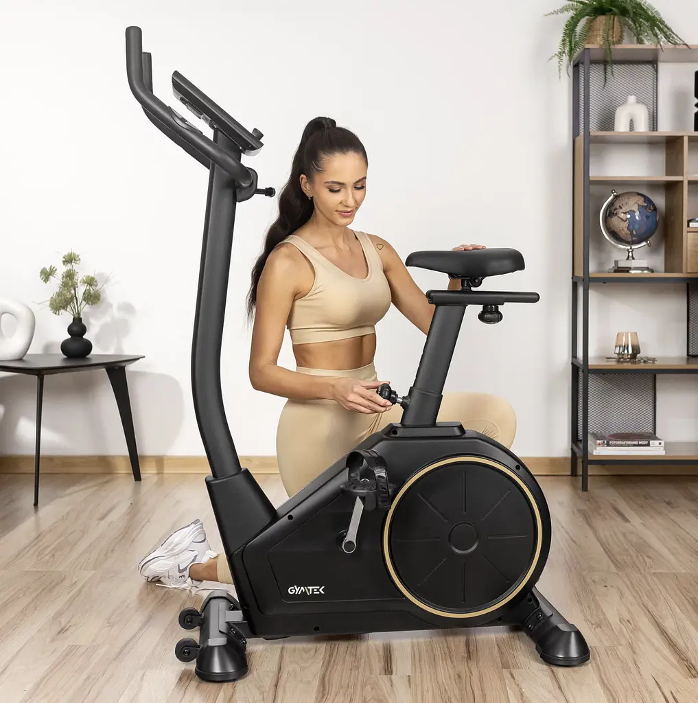 Велотренажер Gymtek XB2500 електромагнітний золотистий - фото 16