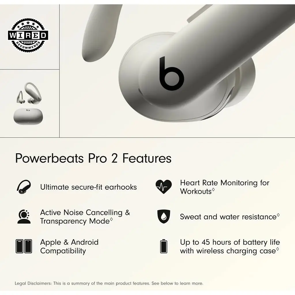 Навушники Beats by Dr. Dre Powerbeats Pro 2 Quick Sand (MX733) - фото 2