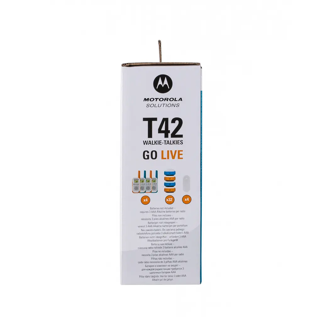 Портативна рація Motorola TALKABOUT T42 Quad Pack (B4P00811MDKMAQ) - фото 5
