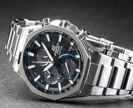 Сталеві чоловічі кварцові наручні годинники Casio оригінал Японія Edifice EQB-1100D-1AER зі сталевим браслетом - фото 3
