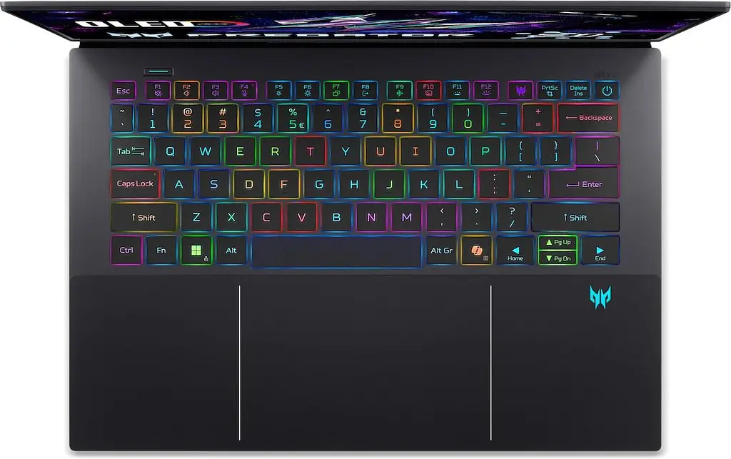 Ноутбук Acer Predator Triton 14 AI PT14-52T (14.5 2.8K OLED Touch 120 Hz, Intel U9 288V, 32 GB, 1 TB, RTX 5070, W11H) Charcoal Black (NH.U0GAA.002) - фото 4
