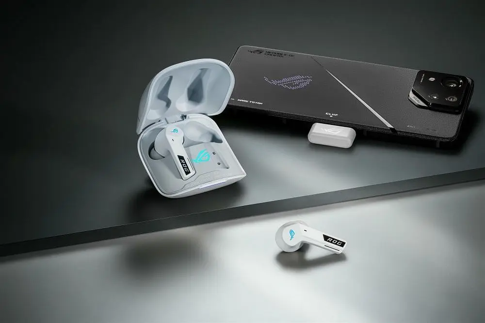 Bluetooth-гарнитура Asus ROG Cetra True Wireless SpeedNova White (90YH03Y0-BTUA10) - фото 3