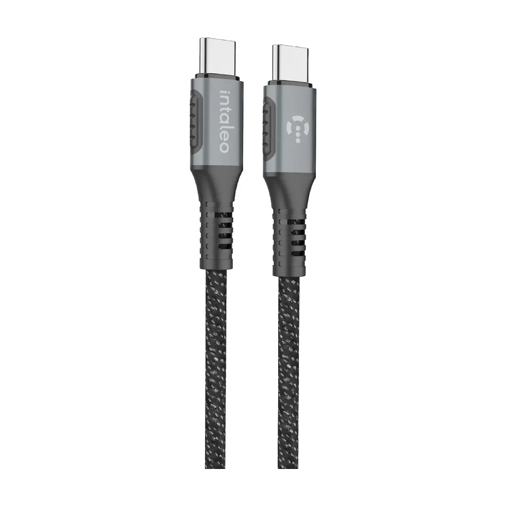 Кабель для передачи данных Intaleo CBGPD100WTT2 USB-C to USB-C 100W 2.0m (1283126559570)