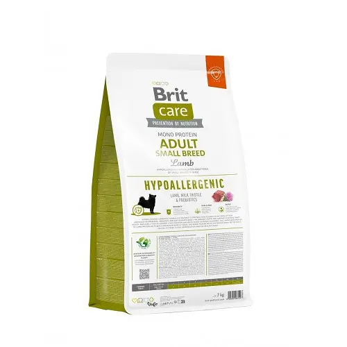 Корм для собак малих порід Brit Care Dog Hypoallergenic Adult Small Breed гіпоалергенний з ягням, 7 кг - фото 3
