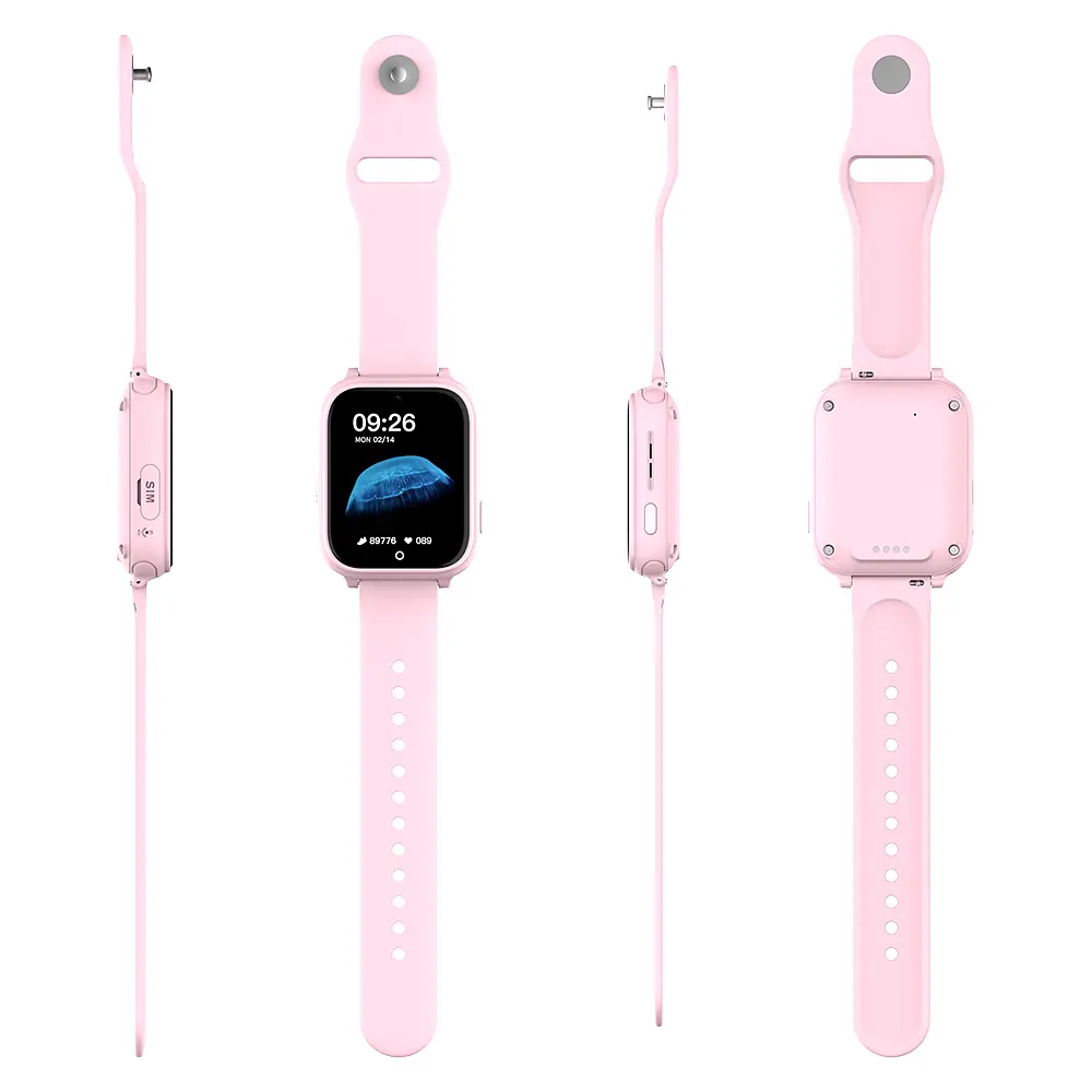 Смарт годинник-телефон дитячі Wonlex CT25 з відеодзвінком WI-FI GPS SIM-карта Pink (18357) - фото 3