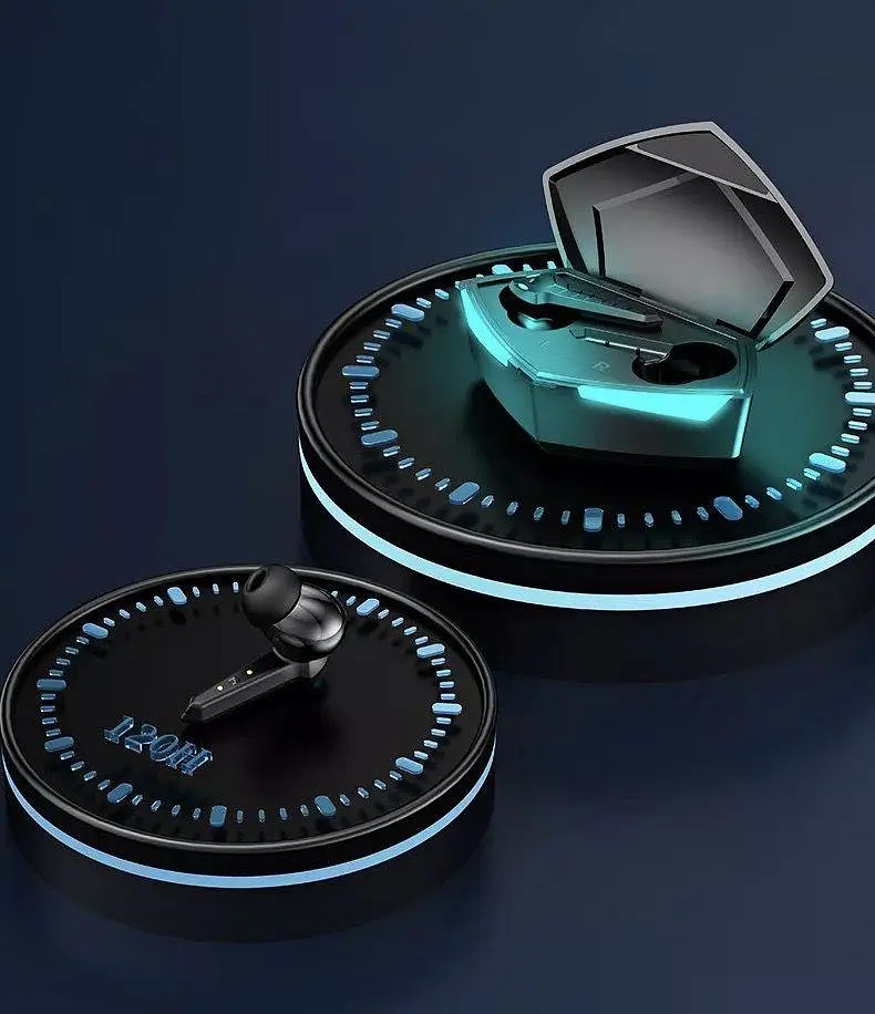 Игровые беспроводные наушники TWS P30 с LED подсветкой и сенсорами управления - фото 10