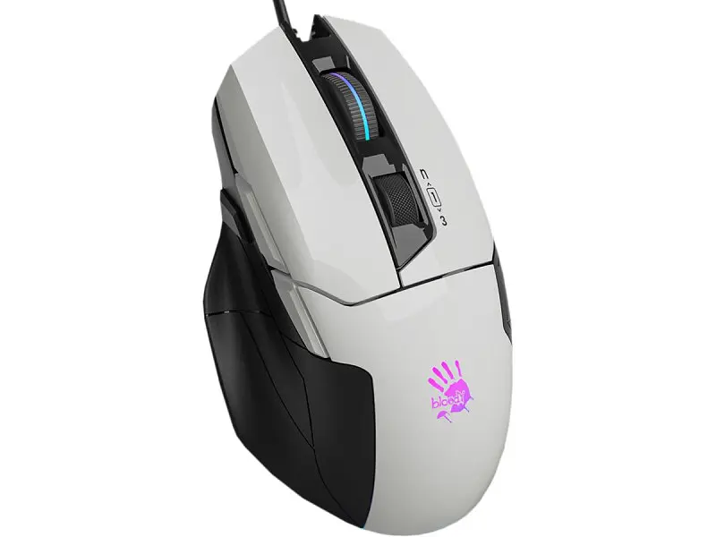 Миша A4Tech Bloody W70 Max Panda White - фото 2