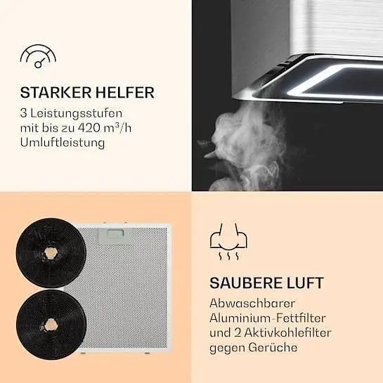 Островная вытяжка Klarstein Futurelight Smart (10038710) - фото 3