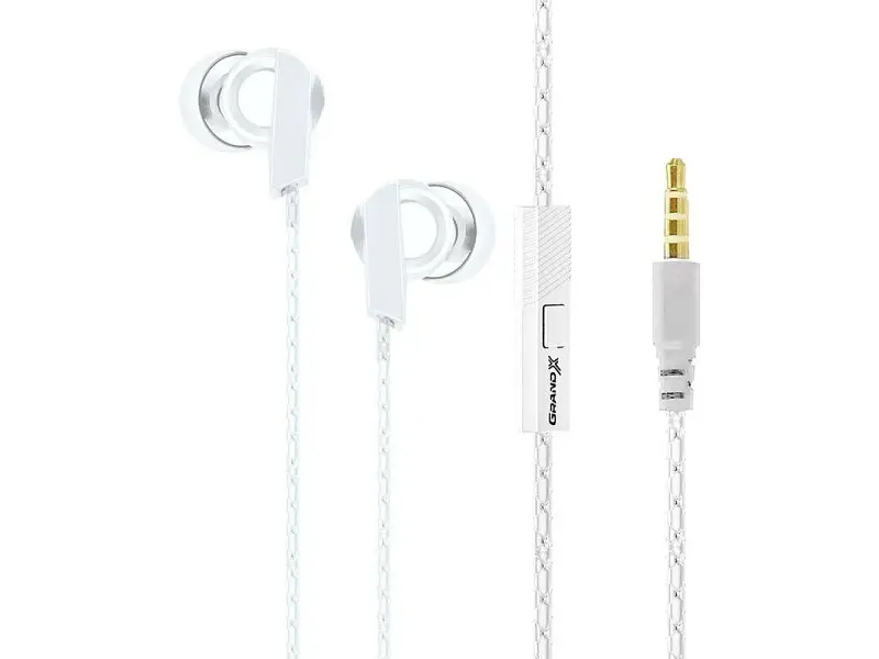 Навушники з мікрофоном Grand-X EP-66W White