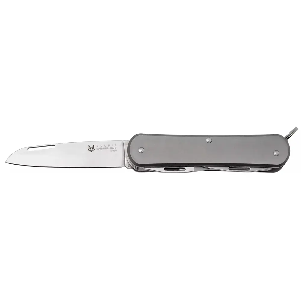 Ніж багатофункціональний Fox Vulpis Titanium Gray. 5 інструментів - фото 2