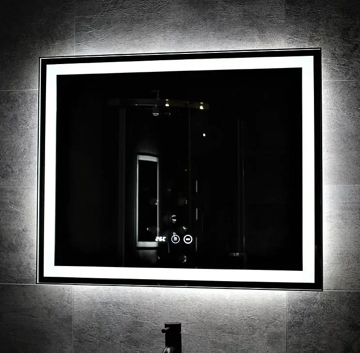 Дзеркало Dusel DE-M0061S1 Silver 75x100 см, Сірий - фото 6