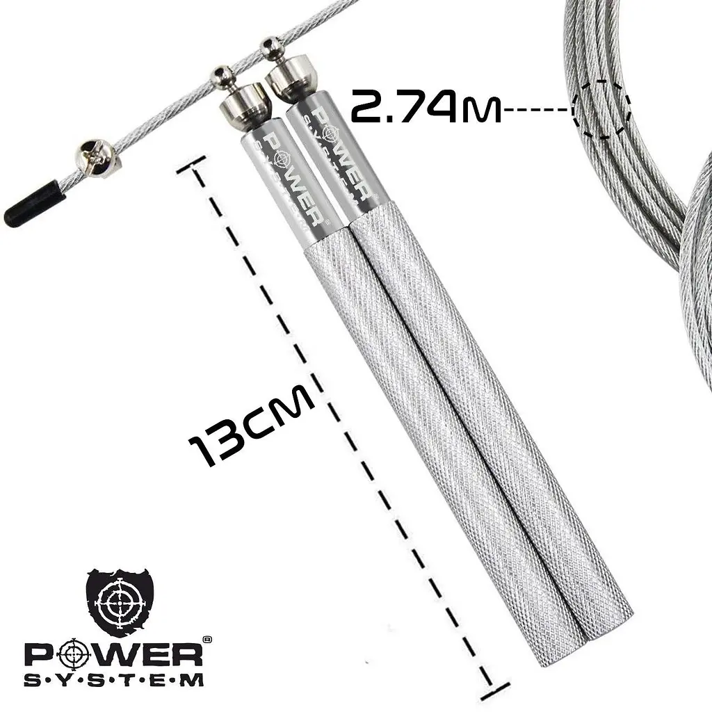 Швидкісна скакалка (PS-4064) Power system 2.8 м fit0007376 - фото 4