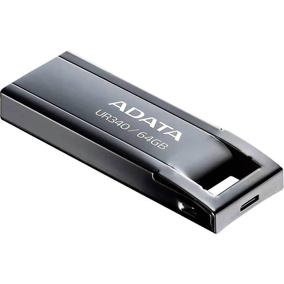Флеш-накопичувач Adata Flash 64Gb USB 3.2 UR340 Black (AROY-UR340-64GBK) - фото 2