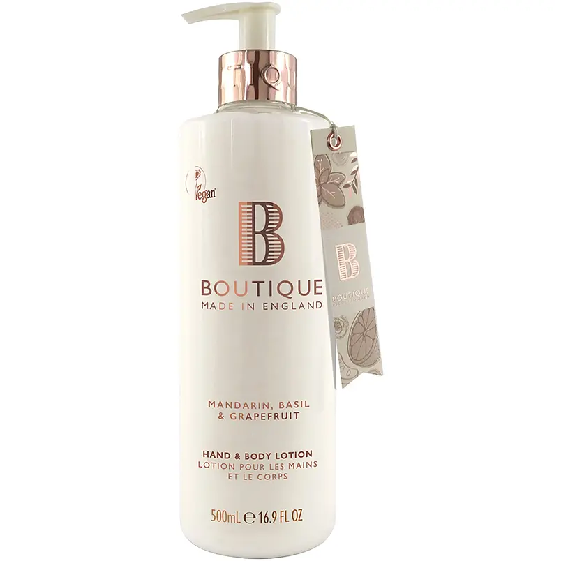 Лосьйон для рук і тіла Mandarin, Basil & Grapefruit Boutique, 500 мл
