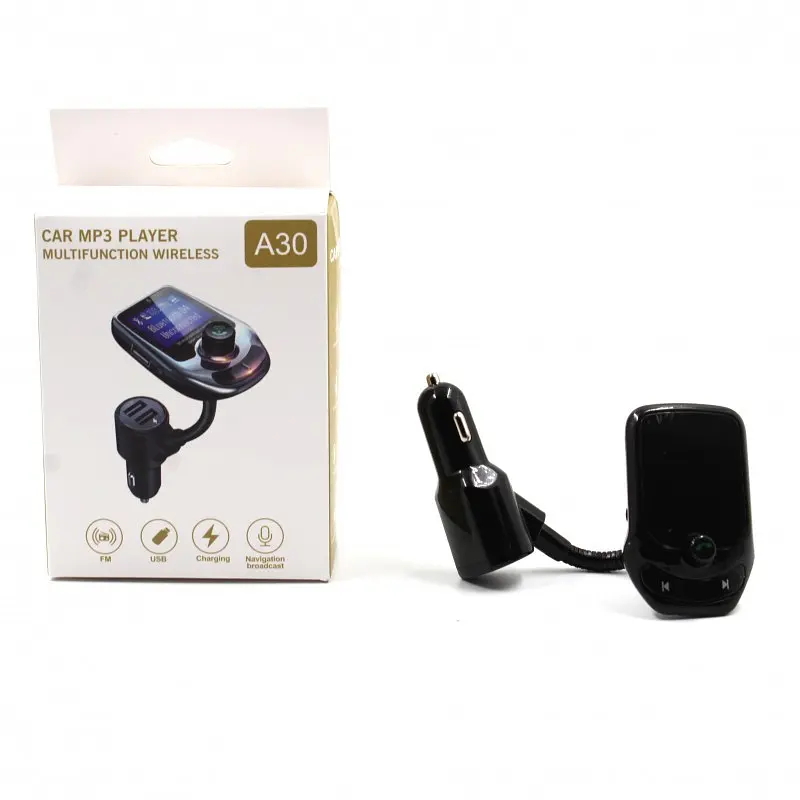 FM модулятор A30 BT ∙ Автомобільний трансмітер з екраном ∙ Bluetooth ∙ USB - фото 2