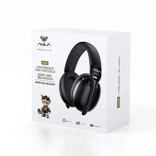 Навушники S6 wireless headset 3 in 1, Black Aula teh0020065 - фото 7